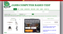 Desktop Screenshot of jambcbttest.com