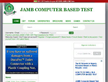 Tablet Screenshot of jambcbttest.com